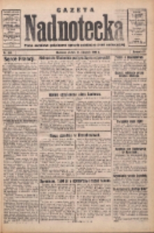 Gazeta Nadnotecka: pismo narodowe poświęcone sprawie polskiej na ziemi nadnoteckiej 1933.08.11 R.13 Nr183