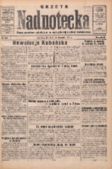 Gazeta Nadnotecka: pismo narodowe poświęcone sprawie polskiej na ziemi nadnoteckiej 1933.08.13 R.13 Nr185