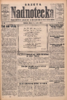 Gazeta Nadnotecka: pismo narodowe poświęcone sprawie polskiej na ziemi nadnoteckiej 1933.08.15 R.13 Nr186
