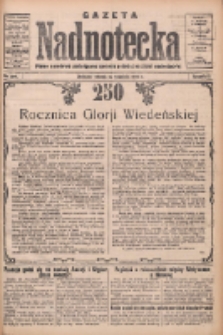 Gazeta Nadnotecka: pismo narodowe poświęcone sprawie polskiej na ziemi nadnoteckiej 1933.09.12 R.13 Nr209