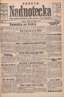 Gazeta Nadnotecka: pismo narodowe poświęcone sprawie polskiej na ziemi nadnoteckiej 1933.09.16 R.13 Nr213