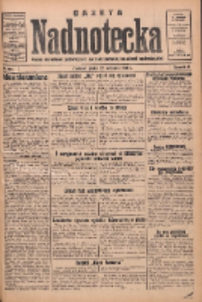 Gazeta Nadnotecka: pismo narodowe poświęcone sprawie polskiej na ziemi nadnoteckiej 1933.09.22 R.13 Nr218