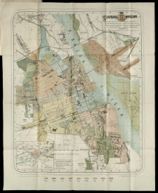 Plan miasta Warszawy i okolic.