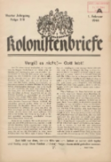 Kolonistenbriefe 1944.02.01 Jg.4 F.2/3