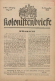 Kolonistenbriefe 1943.12.15 Jg.3 F.24