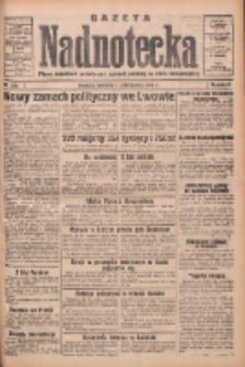 Gazeta Nadnotecka: pismo narodowe poświęcone sprawie polskiej na ziemi nadnoteckiej 1933.10.01 R.13 Nr226
