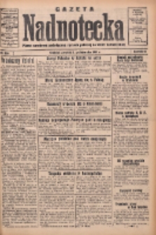 Gazeta Nadnotecka: pismo narodowe poświęcone sprawie polskiej na ziemi nadnoteckiej 1933.10.05 R.13 Nr229