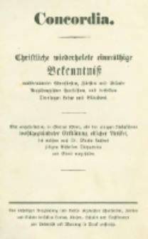 Bekenntnißschriften der evangelisch-lutherischen Kirche