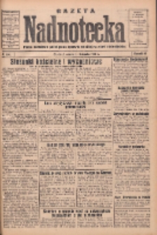 Gazeta Nadnotecka: pismo narodowe poświęcone sprawie polskiej na ziemi nadnoteckiej 1933.11.04 R.13 Nr254