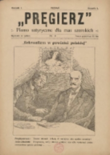 Pręgierz: pismo satyryczne dla mas szerokich 1913 R.1 Nr10