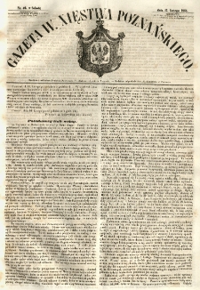 Gazeta Wielkiego Xięstwa Poznańskiego 1855.02.17 Nr40