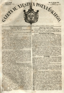 Gazeta Wielkiego Xięstwa Poznańskiego 1855.04.13 Nr85