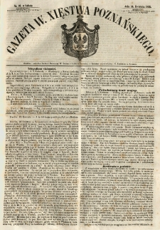 Gazeta Wielkiego Xięstwa Poznańskiego 1855.04.14 Nr86