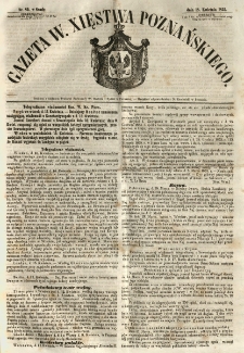 Gazeta Wielkiego Xięstwa Poznańskiego 1855.04.18 Nr89