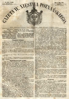 Gazeta Wielkiego Xięstwa Poznańskiego 1855.05.09 Nr106
