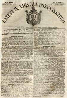 Gazeta Wielkiego Xięstwa Poznańskiego 1855.05.15 Nr111