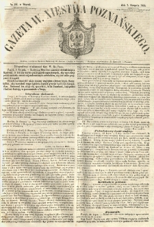 Gazeta Wielkiego Xięstwa Poznańskiego 1855.08.07 Nr181