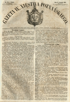 Gazeta Wielkiego Xięstwa Poznańskiego 1855.08.18 Nr191