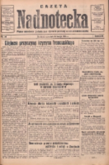 Gazeta Nadnotecka: pismo narodowe poświęcone sprawie polskiej na ziemi nadnoteckiej 1934.02.15 R.14 Nr36