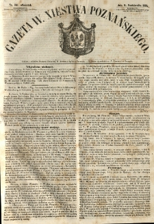 Gazeta Wielkiego Xięstwa Poznańskiego 1855.10.11 Nr237
