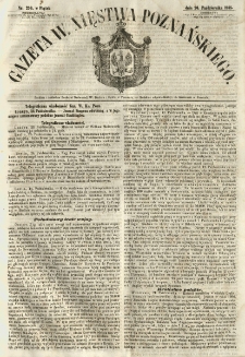 Gazeta Wielkiego Xięstwa Poznańskiego 1855.10.26 Nr250