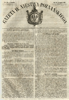 Gazeta Wielkiego Xięstwa Poznańskiego 1855.11.25 Nr276
