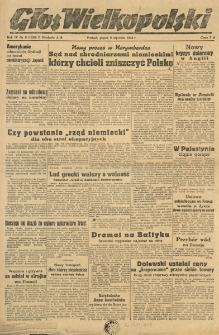Głos Wielkopolski. 1948.01.09 R.4 nr8 Wyd.AB