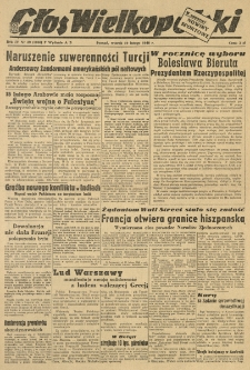 Głos Wielkopolski. 1948.02.10 R.4 nr39 Wyd.AB
