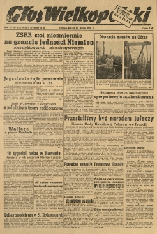 Głos Wielkopolski. 1948.02.13 R.4 nr42 Wyd.AB