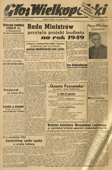 Głos Wielkopolski. 1948.12.14 R.4 nr343 Wyd.AB