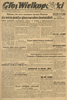 Głos Wielkopolski. 1948.02.19 R.4 nr48 Wyd.ABC
