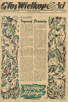 Głos Wielkopolski. 1948.03.28-29 R.4 nr86 Wyd.ABC