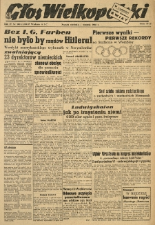 Głos Wielkopolski. 1948.08.01 R.4 nr209 Wyd.ABC