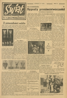 Świat. Ilustrowany dodatek tygodniowy Głosu Wielkopolskiego. 1948.04.04 R.3 nr14