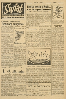 Świat. Ilustrowany dodatek tygodniowy Głosu Wielkopolskiego. 1948.06.06 R.3 nr23