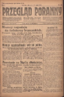 Przegląd Poranny: pismo niezależne i bezpartyjne 1921.05.13 R.1 Nr13