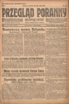 Przegląd Poranny: pismo niezależne i bezpartyjne 1921.05.26 R.1 Nr25