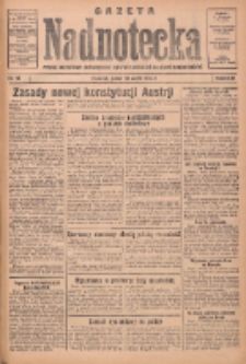 Gazeta Nadnotecka: pismo narodowe poświęcone sprawie polskiej na ziemi nadnoteckiej 1934.03.30 R.14 Nr73