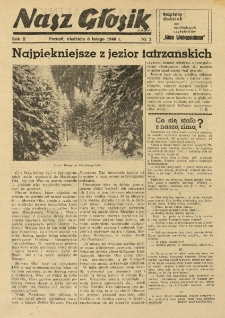 Nasz Głosik. Bezpłatny dodatek dla najmłodszych czytelnik&oacute;w "Głosu Wielkopolskiego". 1948.02.08 nr3