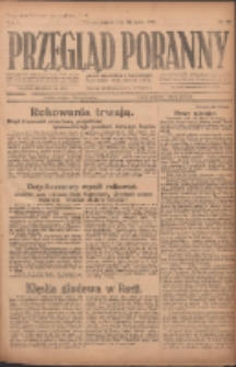 Przegląd Poranny: pismo niezależne i bezpartyjne 1921.07.29 R.1 Nr89