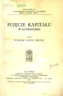Pojęcie kapitału w literaturze