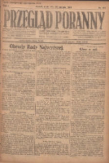 Przegląd Poranny: pismo niezależne i bezpartyjne 1921.08.10 R.1 Nr101