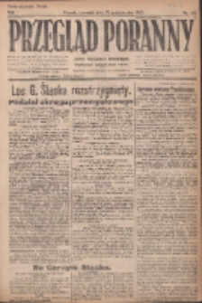 Przegląd Poranny: pismo niezależne i bezpartyjne 1921.10.13 R.1 Nr165
