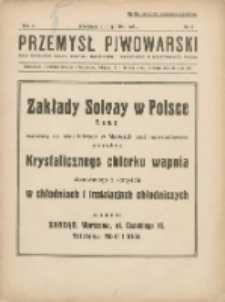 Przemysł Piwowarski : organ Centr. Związku Przemysłu Piwowarskiego i Słodowniczego w Rzeczypospolit. Polskiej 1926.02.06 R.4 Nr6