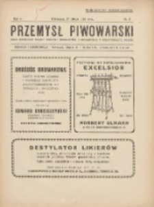 Przemysł Piwowarski : organ Centr. Związku Przemysłu Piwowarskiego i Słodowniczego w Rzeczypospolit. Polskiej 1926.02.27 R.4 Nr9