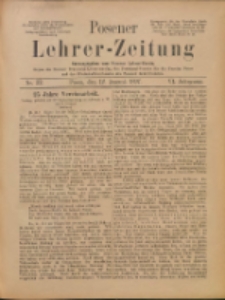 Posener Lehrer-Zeitung : Organ des Posener Provinzial-Lehrervereins, des Pestalozzi-Vereins f&uuml;r die Provinz Posen und des Wirtschaftsverbandes des Posener Lehrervereins. R. 6. 1897, nr 32