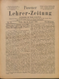 Posener Lehrer-Zeitung : Organ des Posener Provinzial-Lehrervereins, des Pestalozzi-Vereins f&uuml;r die Provinz Posen und des Wirtschaftsverbandes des Posener Lehrervereins. R. 6. 1897, nr 33