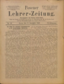 Posener Lehrer-Zeitung : Organ des Posener Provinzial-Lehrervereins, des Pestalozzi-Vereins f&uuml;r die Provinz Posen und des Wirtschaftsverbandes des Posener Lehrervereins. R. 6. 1897, nr 48