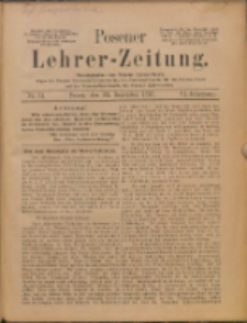 Posener Lehrer-Zeitung : Organ des Posener Provinzial-Lehrervereins, des Pestalozzi-Vereins f&uuml;r die Provinz Posen und des Wirtschaftsverbandes des Posener Lehrervereins. R. 6. 1897, nr 51