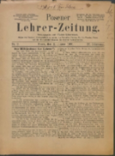 Posener Lehrer-Zeitung : Organ des Posener Provinzial-Lehrervereins, des Pestalozzi-Vereins f&uuml;r die Provinz Posen und des Wirtschaftsverbandes des Posener Lehrervereins. R. 9. 1900, nr 2